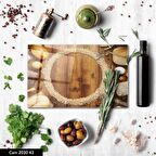 CAM KESME TAHTASI | BASKILI KESİM TABLASI | TEMPERLİ | 25x35 cm